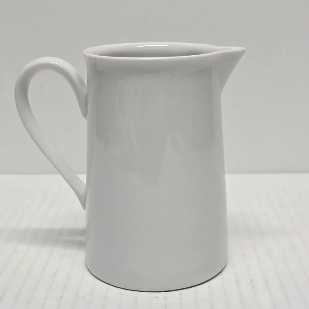 Georges Briard Creamer Forbidden Fruit Blue-green Pear with leaves Vintage MCM